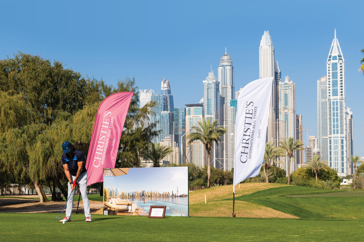  Our flag at Dubai Golf photo 